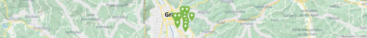 Kartenansicht für Apotheken-Notdienste in der Nähe von Waltendorf (Graz (Stadt), Steiermark)